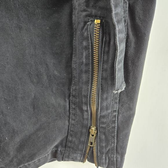 Vintage Versatta Cargo Bondage Pants Size 32 Black Gothic Y2K Nepal Canvas - Picture 6 of 16